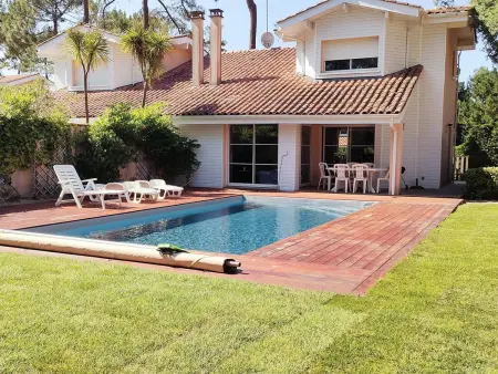 Location villa à Moliets et Maa, Maison de ville avec piscine - 5/6 pers.