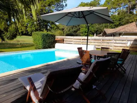 Location villa à Moliets et Maa, Villa avec piscine chauffée - 6 pers.