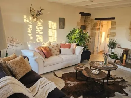 Maison charentaise avec bain de spa privé, 6 pers., La Villedieu : photo 7