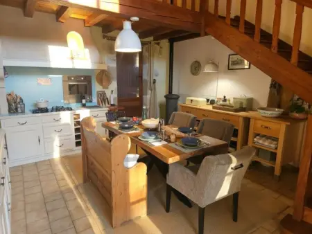 Maison charentaise avec bain de spa privé, 6 pers., La Villedieu : photo 9