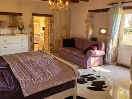 Maison charentaise avec bain de spa privé, 6 pers., La Villedieu : photo 15