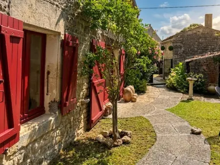 Maison charentaise avec bain de spa privé, 6 pers., La Villedieu : photo 33