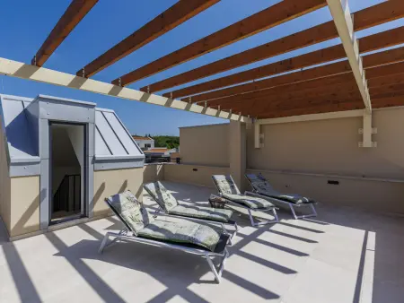 Villa Avona, maison moderne avec piscine chauffée à Tar : photo 52