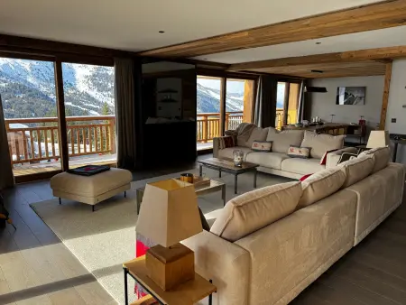 Location appartement à Les Allues, Appartement skis aux pieds, vue ensoleillée - 11 pers.