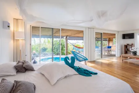 Studio 56 m² vue mer et piscine privée à Sainte-Rose, Guadeloupe : photo 2