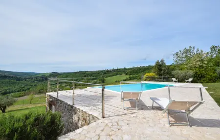 Maison 345 m² avec piscine panoramique à San Venanzo : photo 12