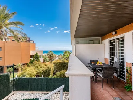 Appartement El Pinillo, terrasse vue mer et piscine : photo 1