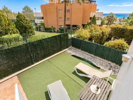 Appartement El Pinillo, terrasse vue mer et piscine : photo 13