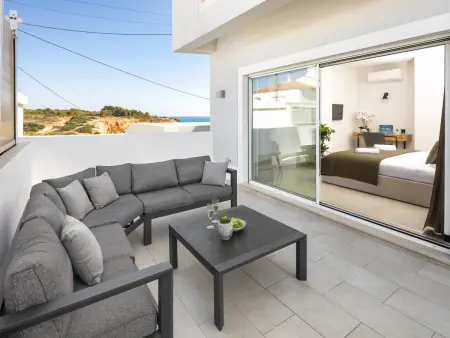 Appartement vue mer et piscine chauffée à Benagil : photo 22