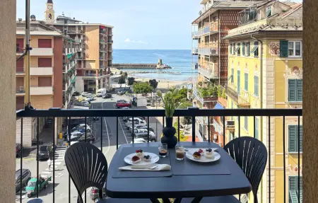 Double One Beach & City, Appartement 6 personnes à Recco : photo 4