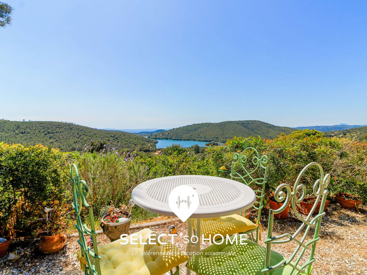 Bastide vue lac et mer à Bormes-les-Mimosas, 6 pers. - Photo 1