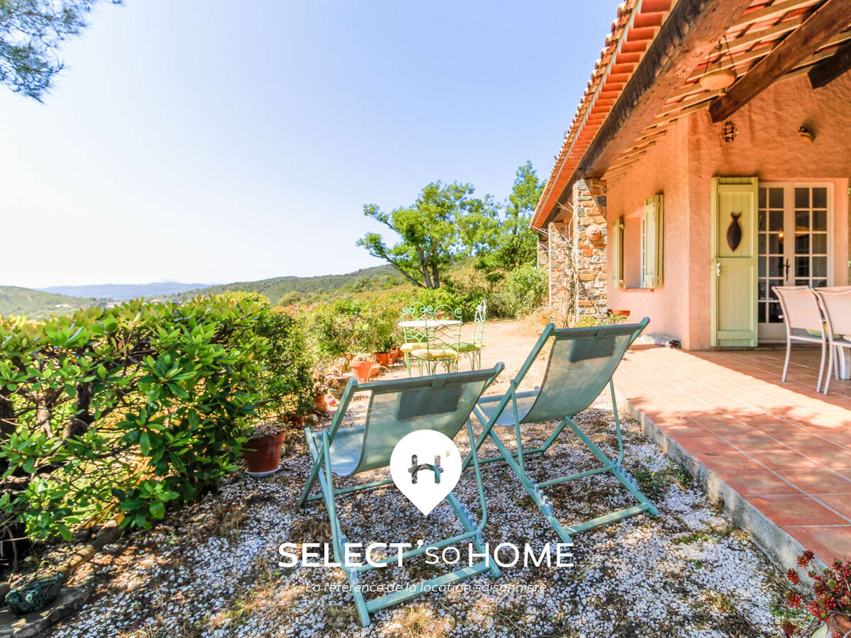 Bastide vue lac et mer à Bormes-les-Mimosas, 6 pers. - Photo 2