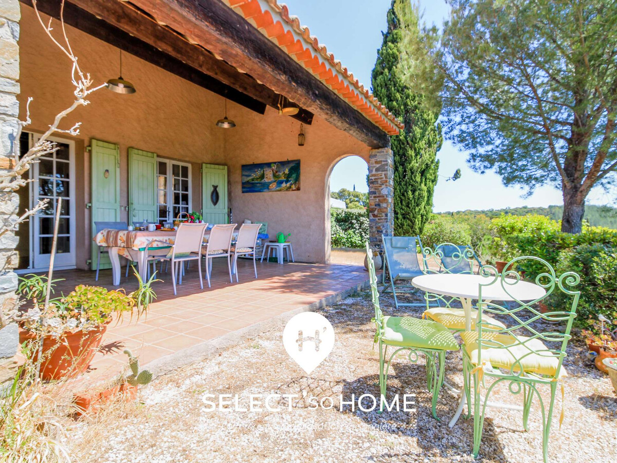 Bastide vue lac et mer à Bormes-les-Mimosas, 6 pers. - Photo 4