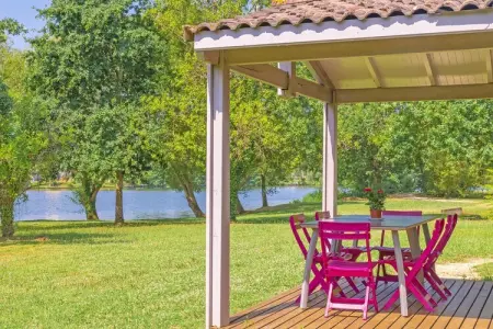 Villa Lacanau 6 pers, piscine et jardin aux pins : photo 16