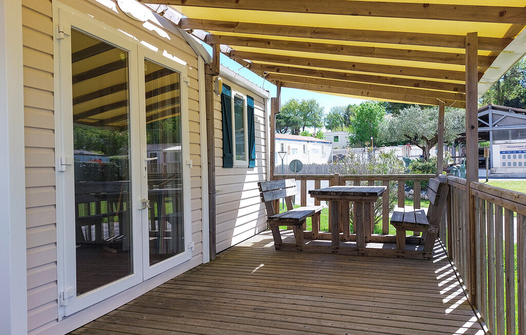 Mobil-home 3 chambres avec piscine chauffée - Photo 3
