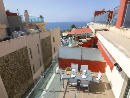 Penthouse vue mer à Calp, 80 m², terrasse 30 m² : photo 11