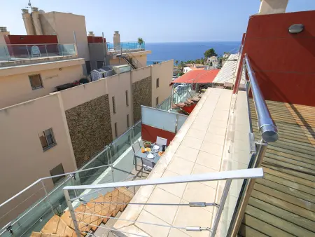 Penthouse vue mer à Calp, 80 m², terrasse 30 m² : photo 13