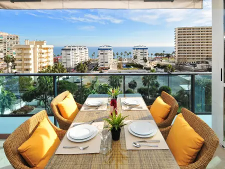Location appartement à Benalmádena, Appartement rustique vue mer - 4 pers.