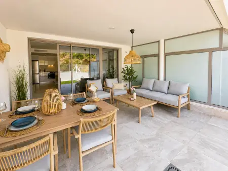 Appartement vue mer Mijas Costa, 2 ch, piscine : photo 3