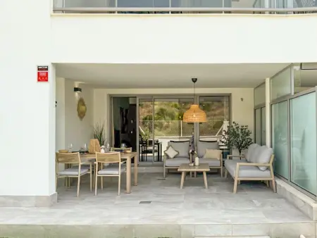 Appartement vue mer Mijas Costa, 2 ch, piscine : photo 14