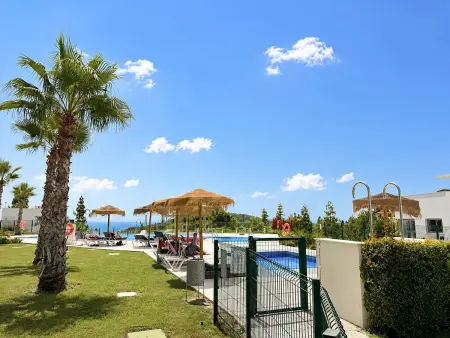 Appartement vue mer Mijas Costa, 2 ch, piscine : photo 15