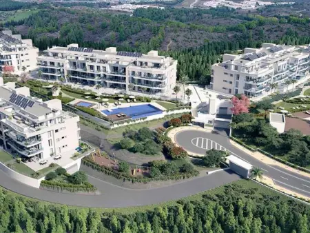 Appartement vue mer Mijas Costa, 2 ch, piscine : photo 16