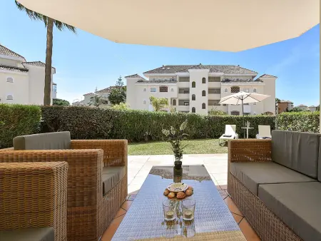 Appartement 2 ch avec jardin privé à Marbella, 200 m plage : photo 5