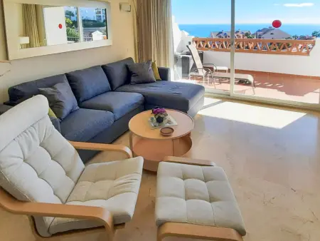 Appartement vue mer à Mijas Costa, piscine & plage à 5 km : photo 7