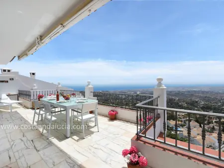 Location appartement à Mijas, Appartement spacieux, vue mer - 6 pers.