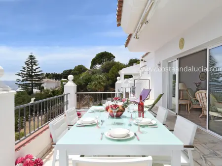 Appartement 6 pers. avec piscine et vue mer à Mijas : photo 3