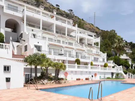 Appartement 6 pers. avec piscine et vue mer à Mijas : photo 4