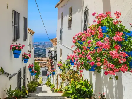Appartement 6 pers. avec piscine et vue mer à Mijas : photo 28