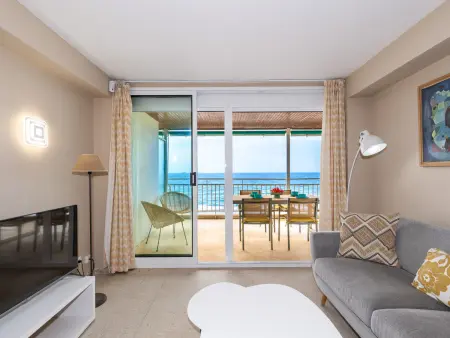 Appartement front de mer La Pineda - 6 personnes : photo 6