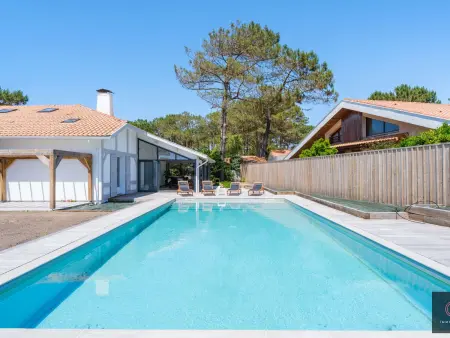 Villa 220m² piscine couverte - 11 pers., Biscarrosse : photo 4