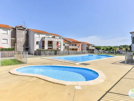 Location appartement à Biscarrosse, Appartement avec piscine - 5 pers.