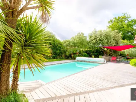 Villa de plain-pied avec piscine - 8 pers., Location Villa 8 personnes à Biscarrosse - Photo 2