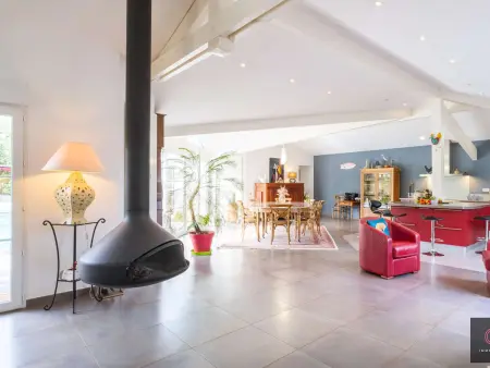 Villa de plain-pied avec piscine - 8 pers., Location Villa 8 personnes à Biscarrosse - Photo 7