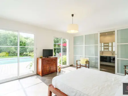 Villa de plain-pied avec piscine - 8 pers., Location Villa 8 personnes à Biscarrosse - Photo 16