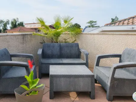 Appartement 4 pers. avec terrasse couverte à Biscarrosse : photo 12