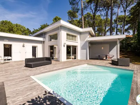 Villa 10 pers. avec piscine au sel à Biscarrosse : photo 2