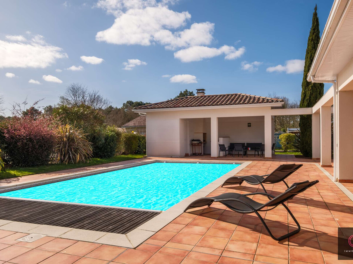 Villa contemporaine 8 pers. avec piscine à Sanguinet - Photo 2