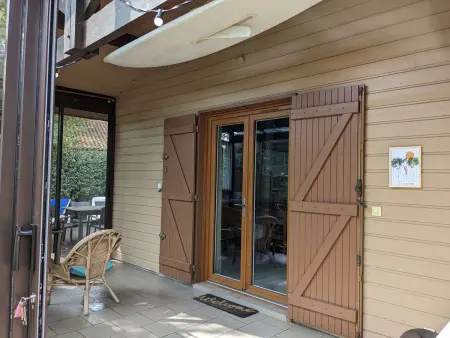 Chalet bois 9 pers. avec spa à Biscarrosse : photo 8