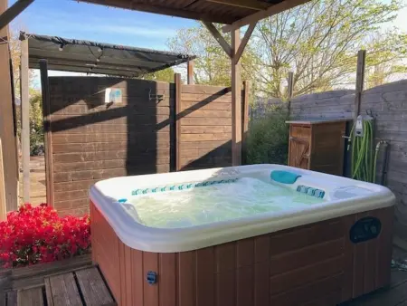 Chalet bois 9 pers. avec spa à Biscarrosse : photo 13