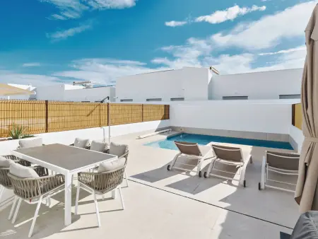 Location villa à Los Alcázares, Villa avec piscine et climatisation - 6 pers.