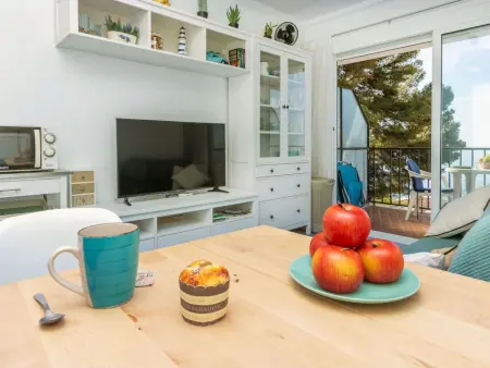Studio 24 m² vue mer à Tossa de Mar, balcon : photo 3