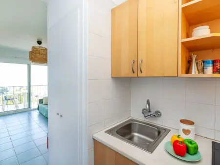 Studio 24 m² vue mer à Tossa de Mar, balcon : photo 13