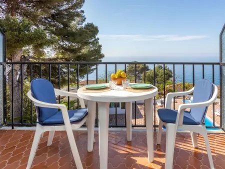 Studio 24 m² vue mer à Tossa de Mar, balcon : photo 18