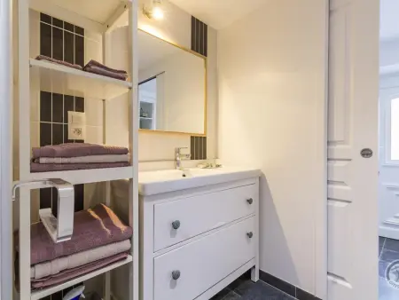 Duplex 2 pers. avec mezzanine vue havre à Portbail : photo 9