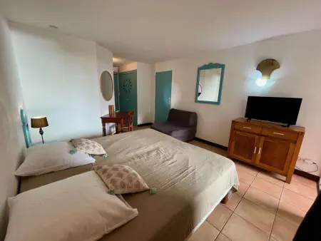 Studio vue mer à Sainte-Anne, accès direct plage : photo 3
