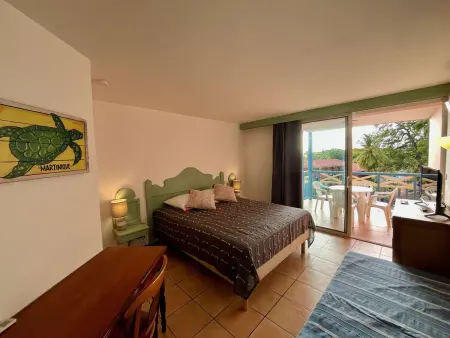 Studio climatisé Anse Caritan, accès plage - 2 pers. : photo 2